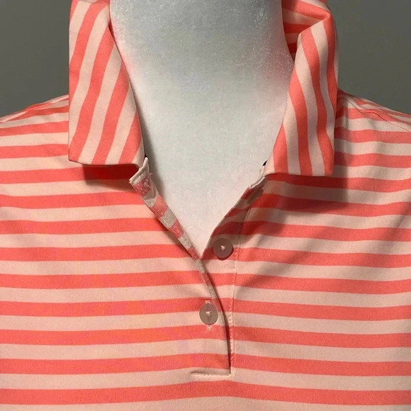 Nike Golf Dri Fit Striped Sleeveless Polo - Picture 3 of 11